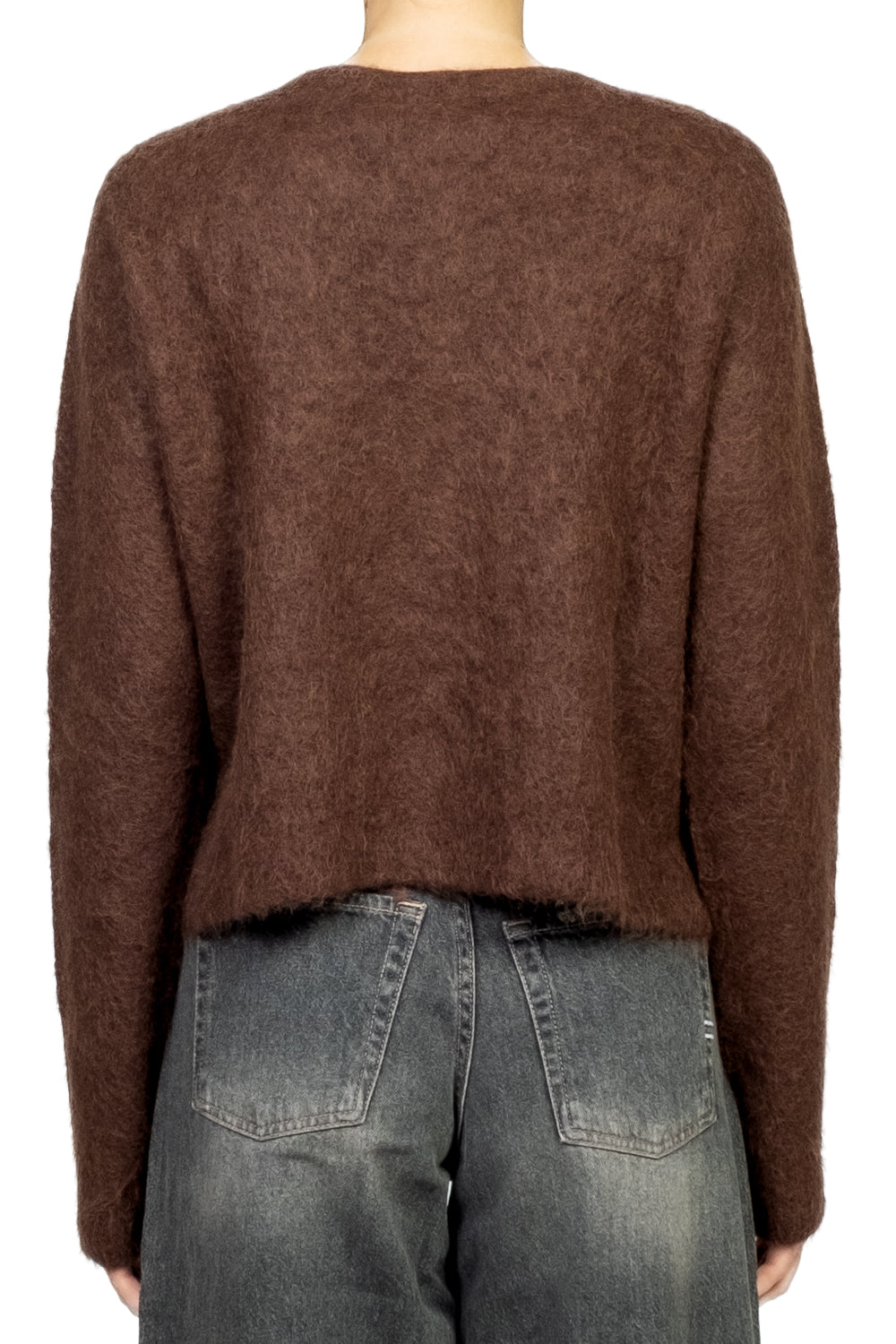 Kontatto - Cardigan girocollo in mohair Art. 3M0866CN