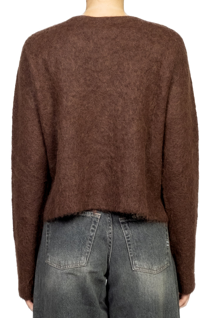 Kontatto - Cardigan girocollo in mohair Art. 3M0866CN