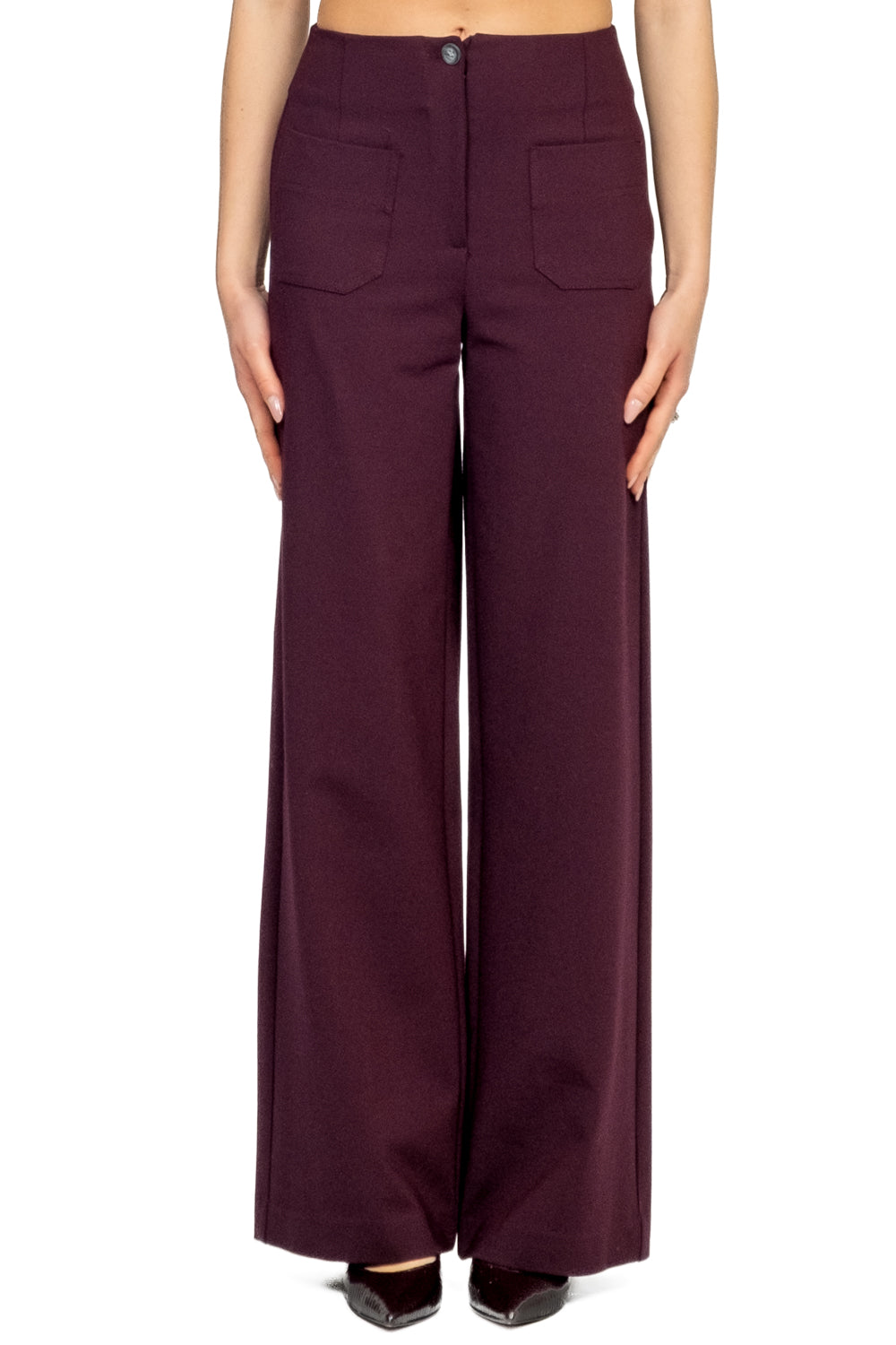 Tensione In - Pantalone punto milano con taschini Art. 26P1522