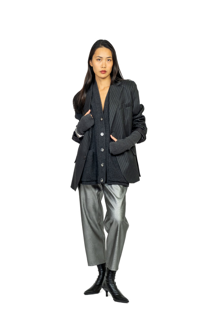 Vicolo - Gilet davantino in maglia con manicotti Art. 77353F