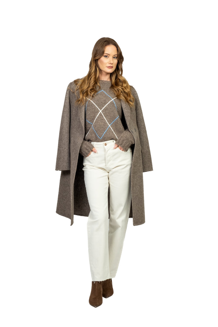 Tensione In - Maglia ricamo rombo Art. W5HMJ95A460