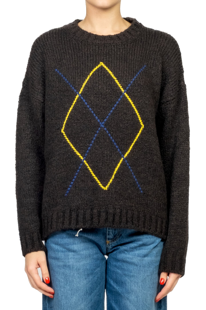 Tensione In - Maglia ricamo rombo Art. W5HMJ95A460