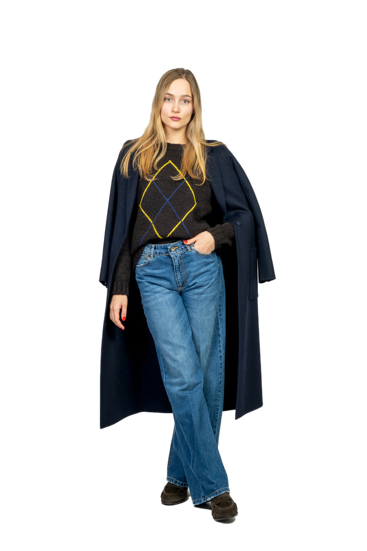 Tensione In - Maglia ricamo rombo Art. W5HMJ95A460