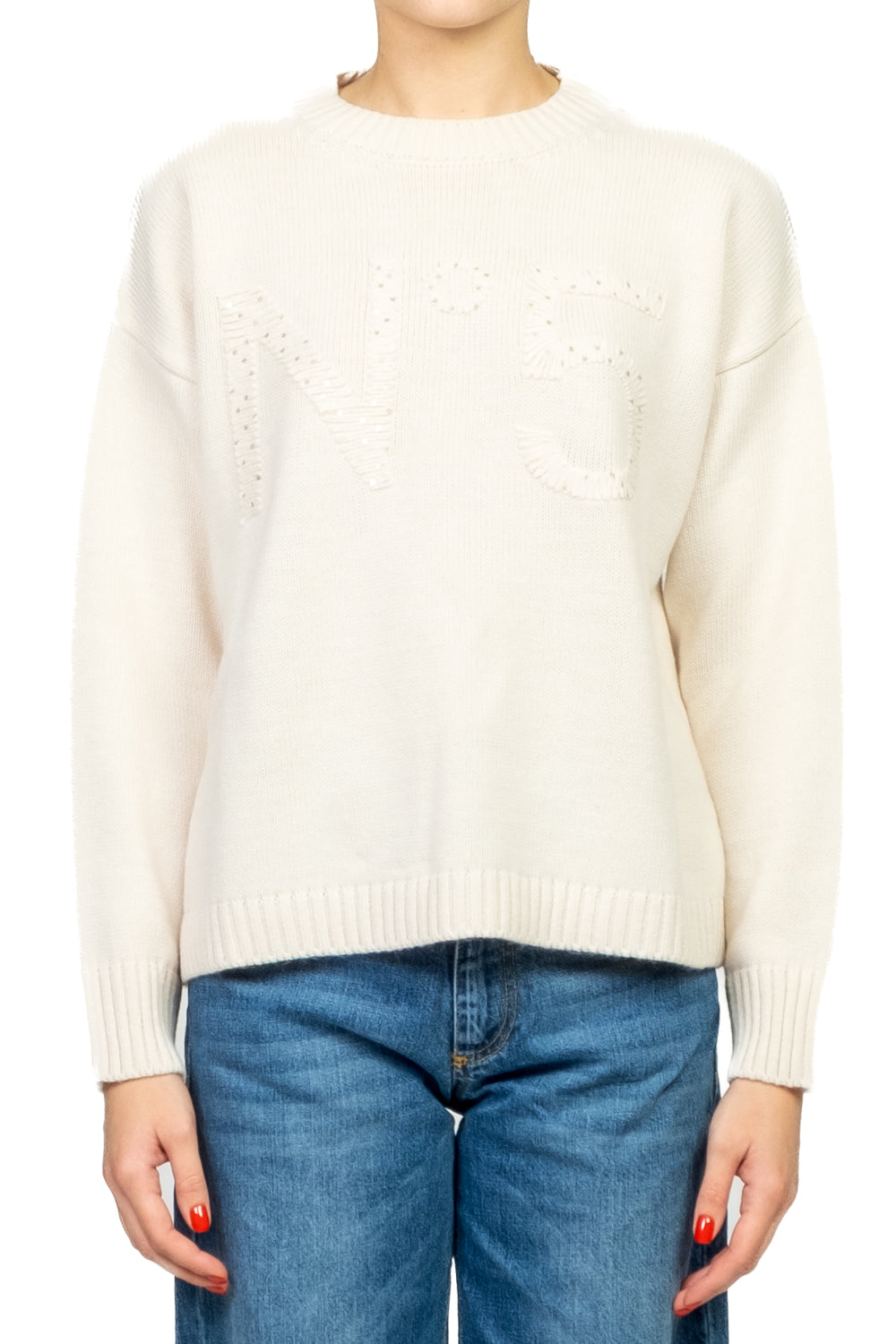 Tensione In - Maglia N5 con paillettes Art. W5HMJ81A400