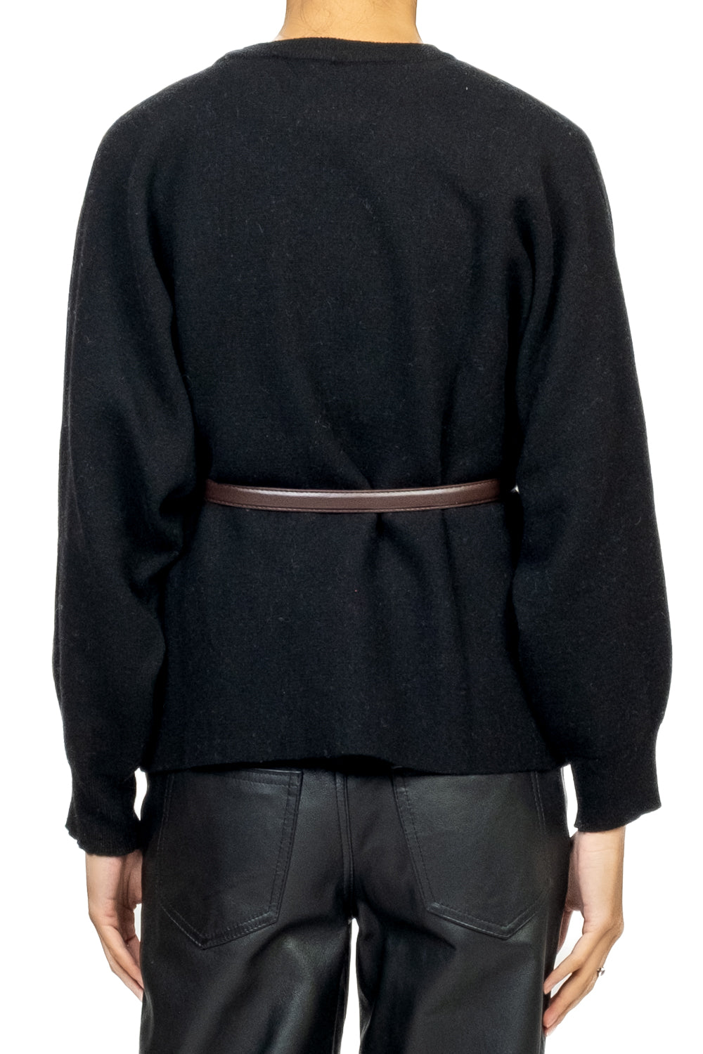 Vicolo - Maglia manica palloncino con cintura Art. 22207F