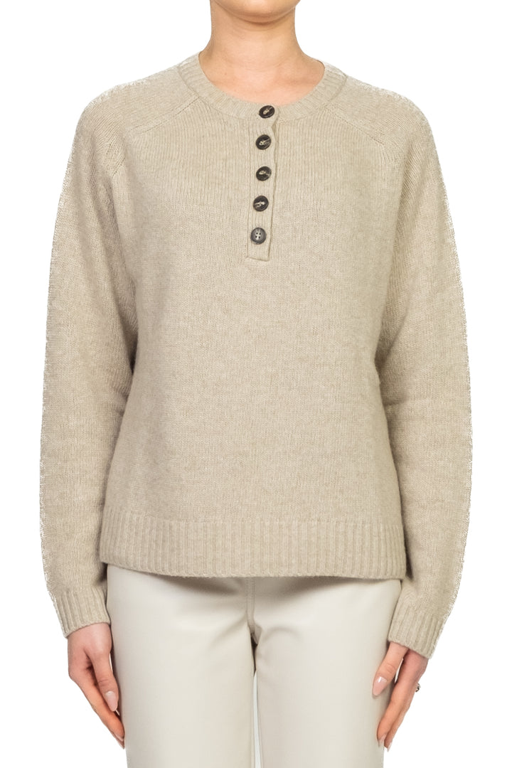 Tensione In - Maglia girocollo con bottoni Art. D82070