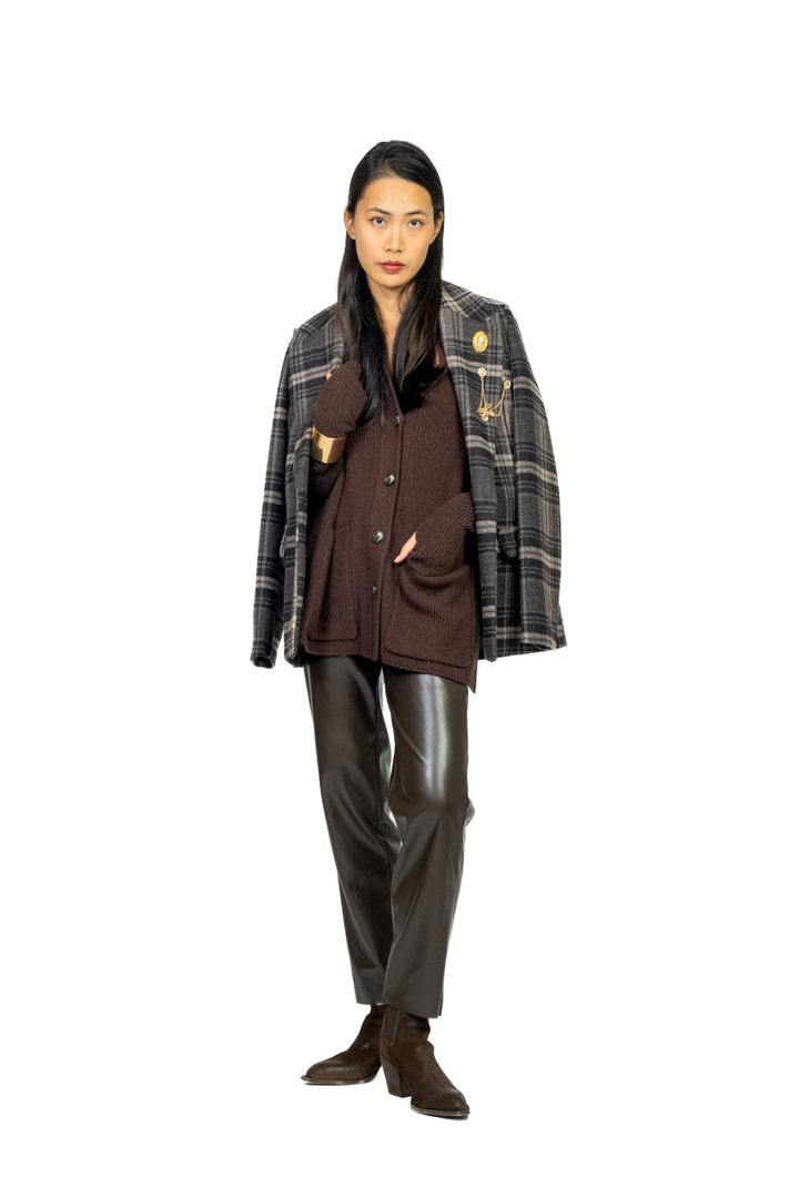 Vicolo - Gilet davantino in maglia con manicotti Art. 77353F