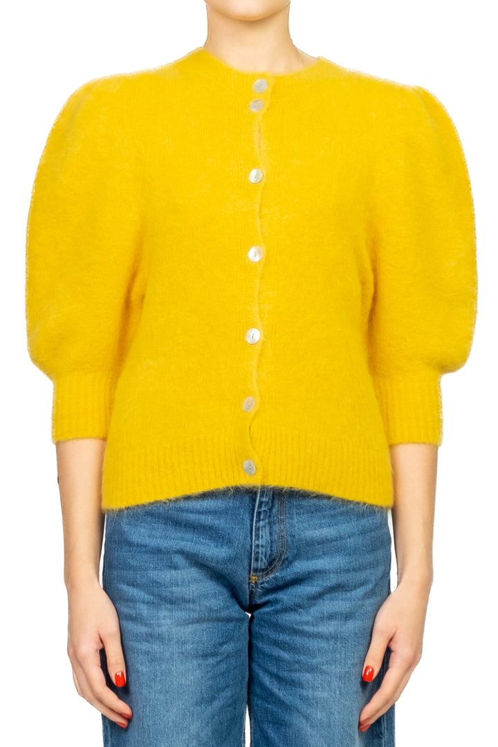 Kontatto - Cardigan in mohair manica palloncino Art. 3M0873C