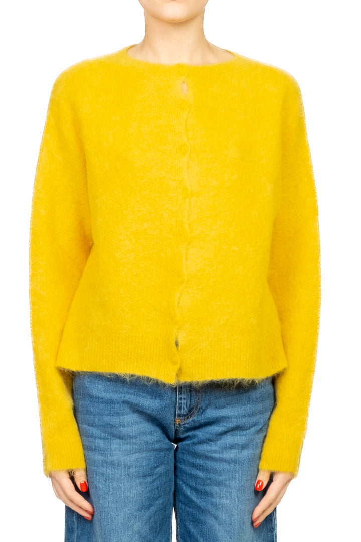 Kontatto - Cardigan girocollo in mohair Art. 3M0866CN