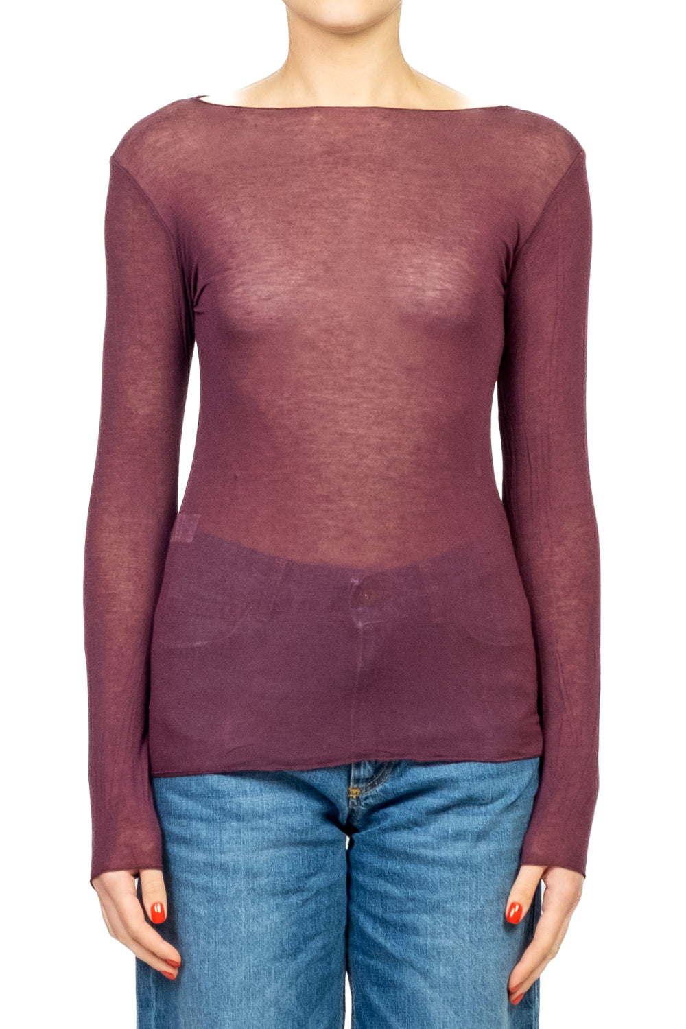 Emunà - Maglia sottile in misto cashmere