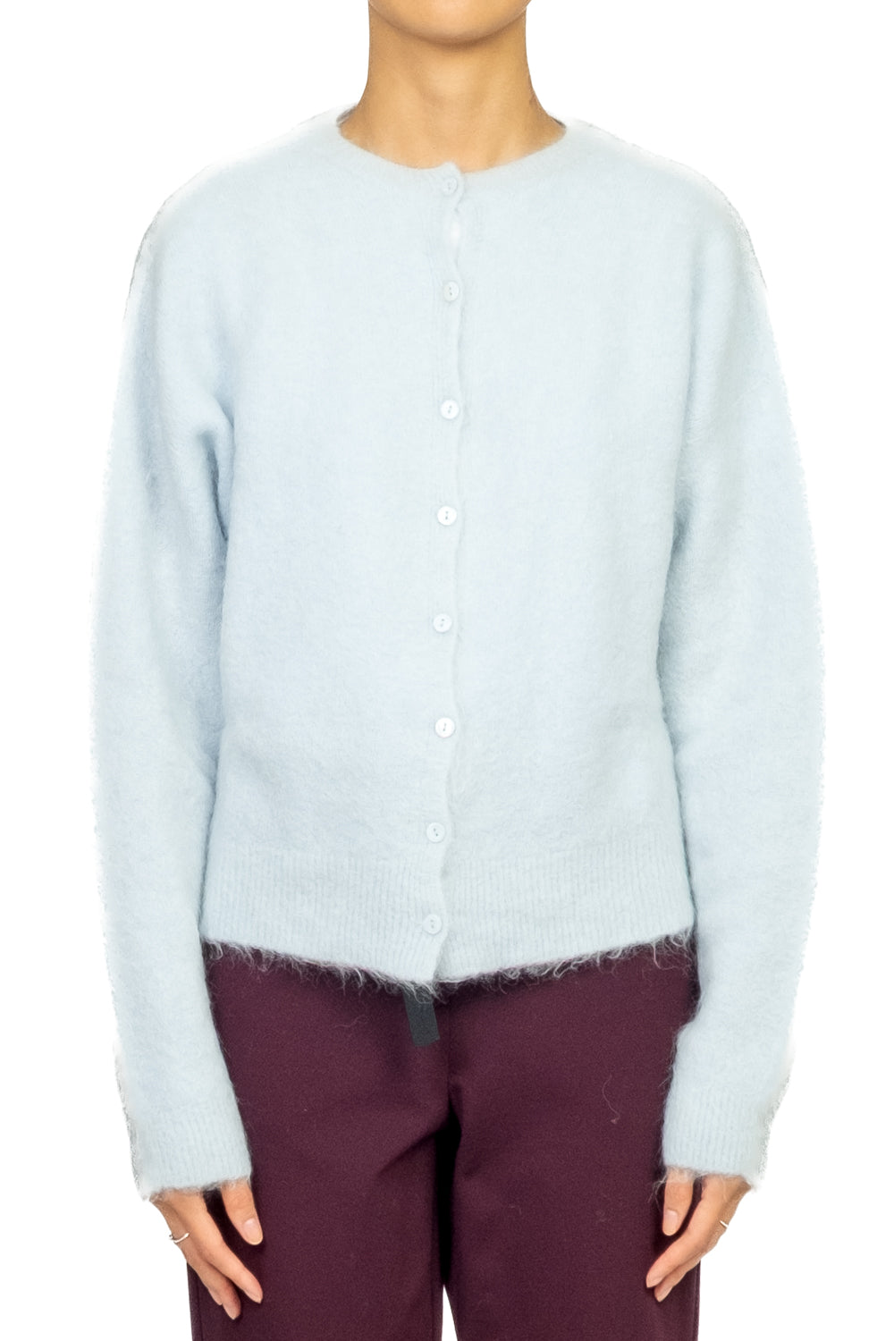 Kontatto - Cardigan girocollo in mohair Art. 3M0866CN