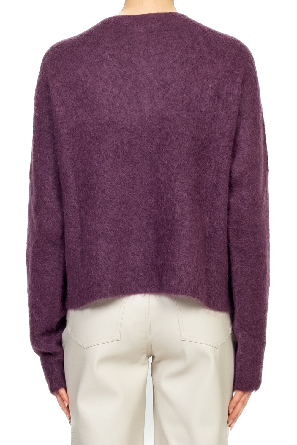 Kontatto - Cardigan girocollo in mohair Art. 3M0866CN