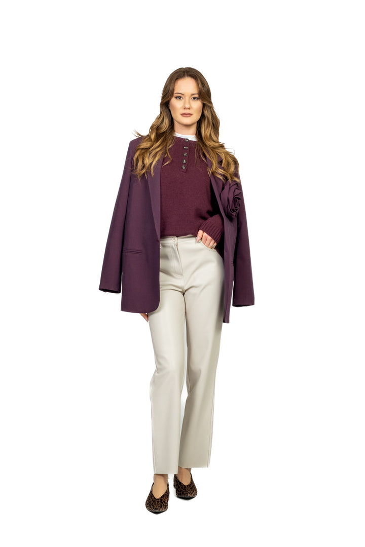 Tensione In - Maglia girocollo con bottoni Art. D82070