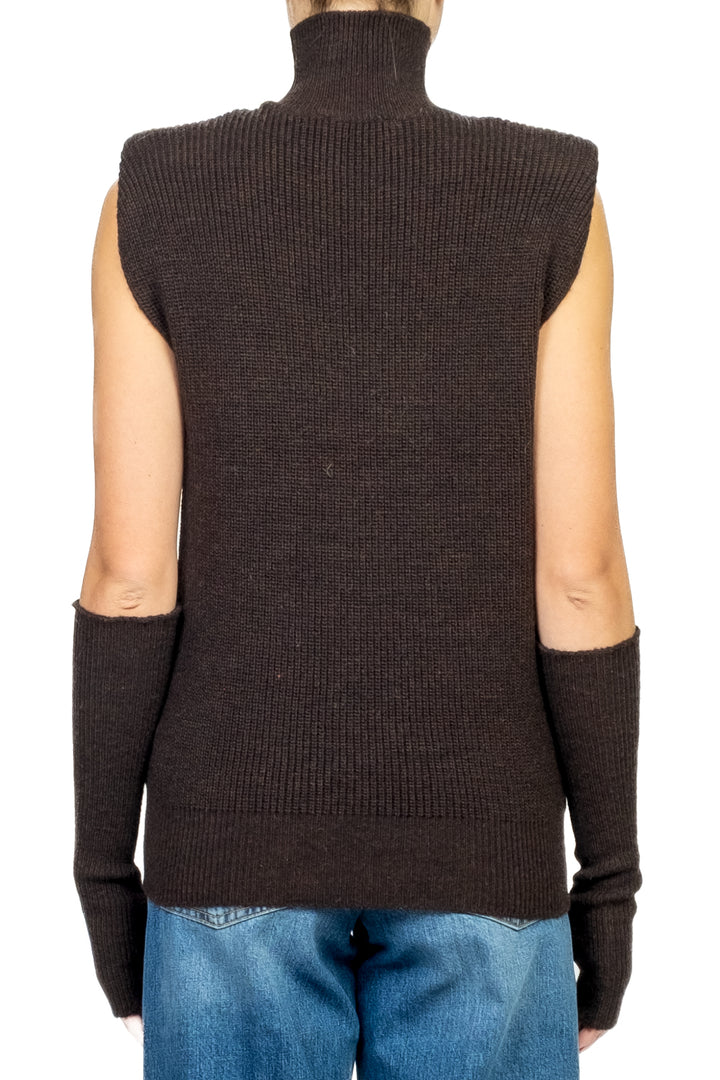 Kontatto - Gilet collo alto con manicotti Art. 3M1087NI