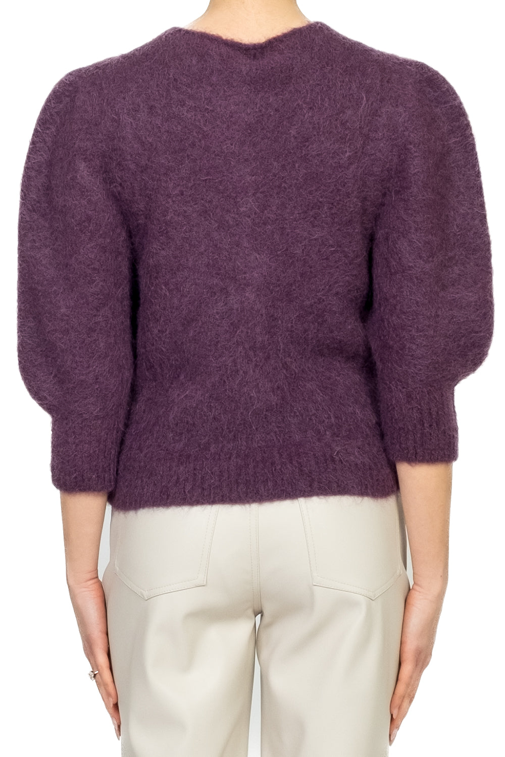 Kontatto - Cardigan in mohair manica palloncino Art. 3M0873C