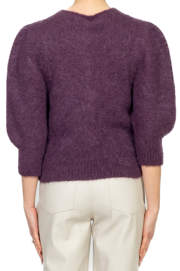 Kontatto - Cardigan in mohair manica palloncino Art. 3M0873C