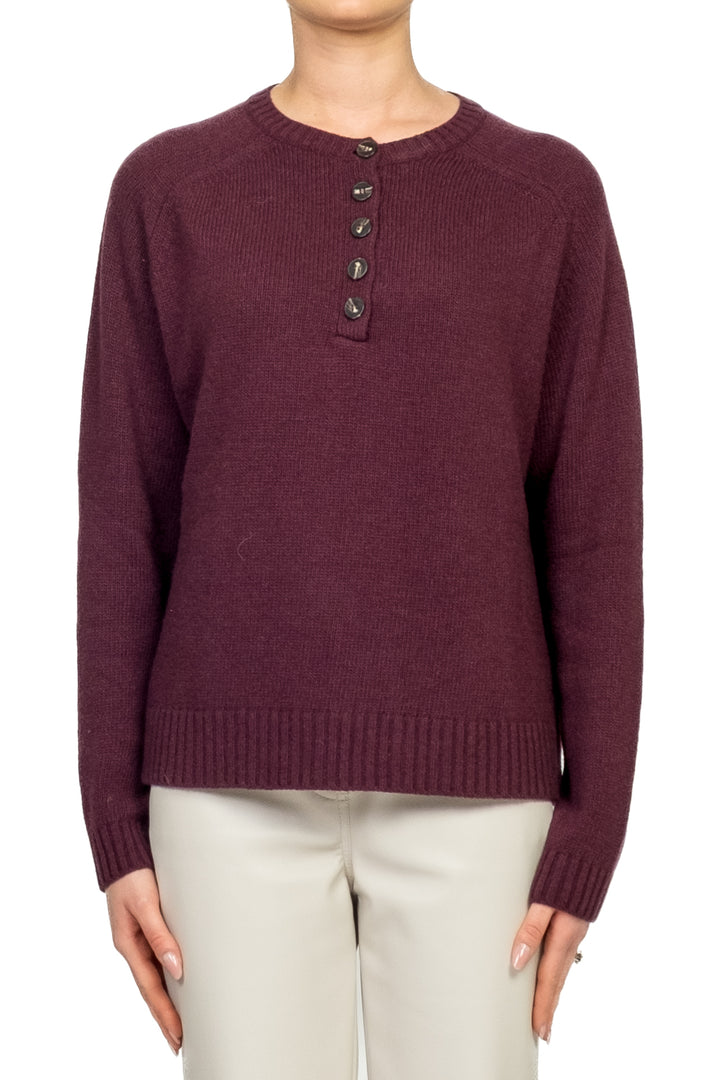 Tensione In - Maglia girocollo con bottoni Art. D82070