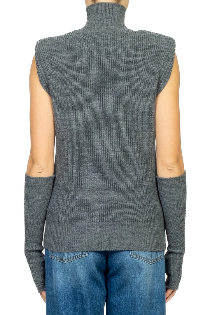 Kontatto - Gilet collo alto con manicotti Art. 3M1087NI