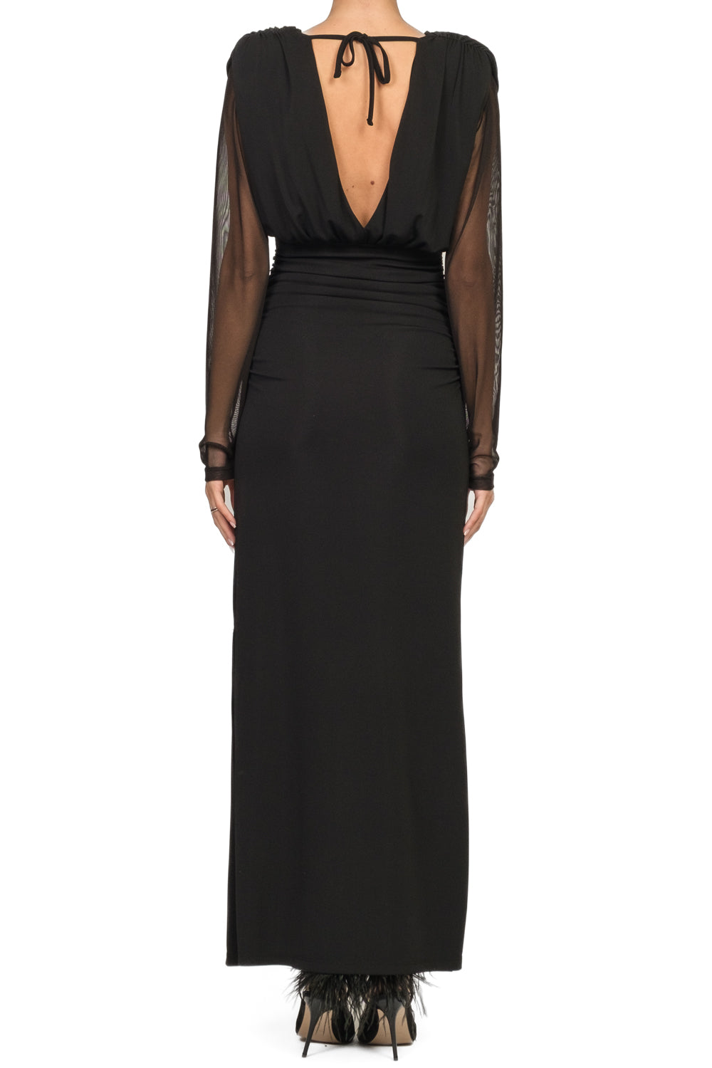 Have One - Abito lungo maniche retate Art. AMI-P055