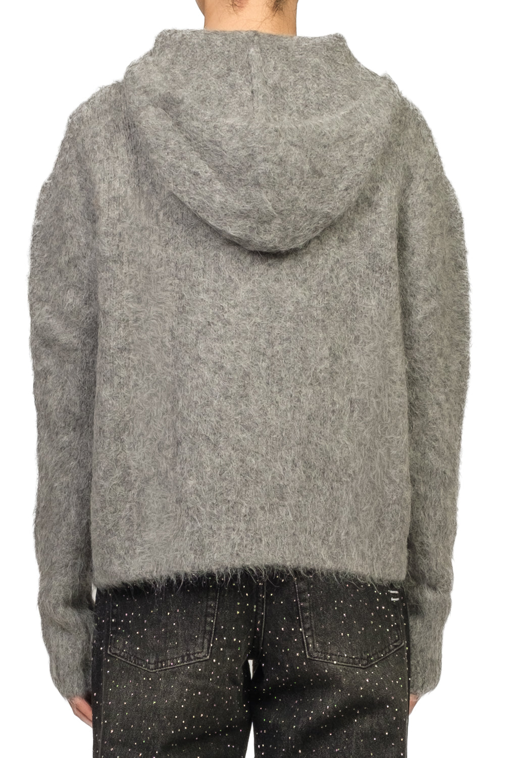 Vicolo - Maglia misto alpaca con cappuccio Art. 55242F