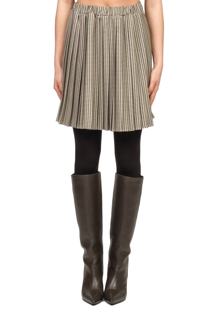 Vicolo - Gonna mini plissé pied de poule Art. TF2215