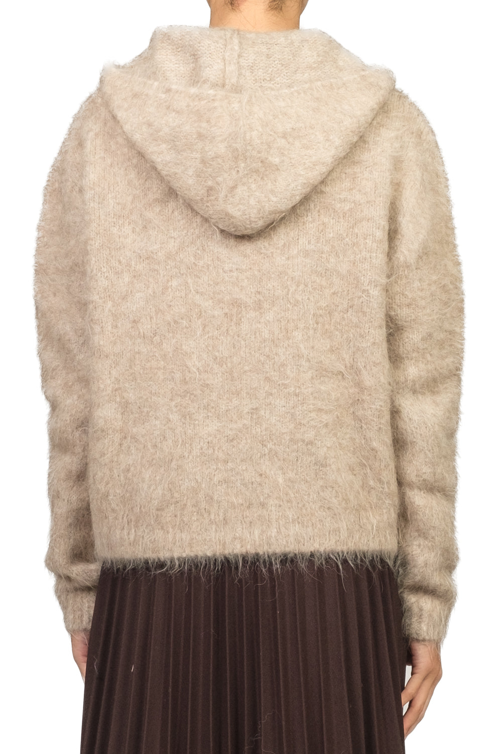 Vicolo - Maglia misto alpaca con cappuccio Art. 55242F