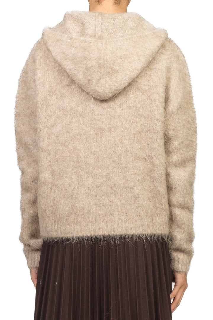 Vicolo - Maglia misto alpaca con cappuccio Art. 55242F