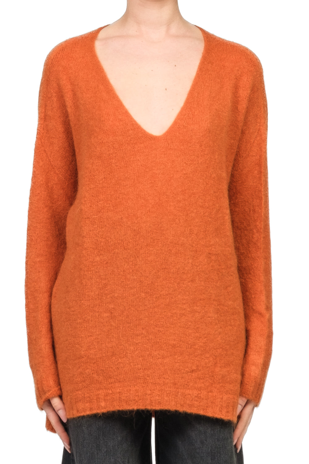 Vicolo - Maglia over misto mohair scollo v Art. 55226F