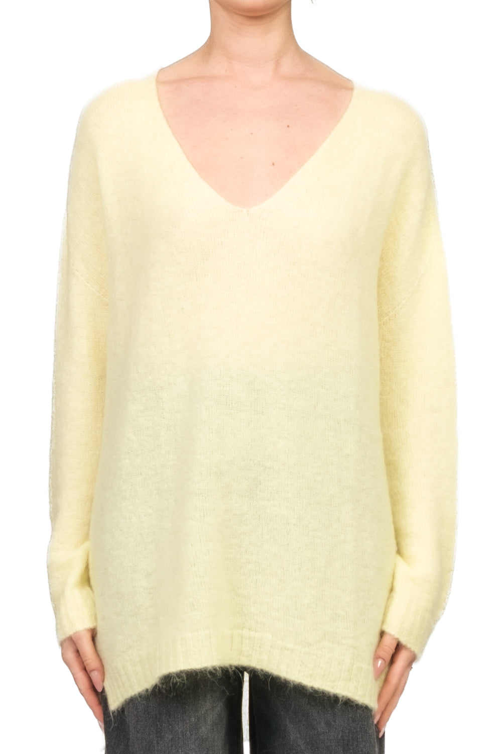 Vicolo - Maglia over misto mohair scollo v Art. 55226F