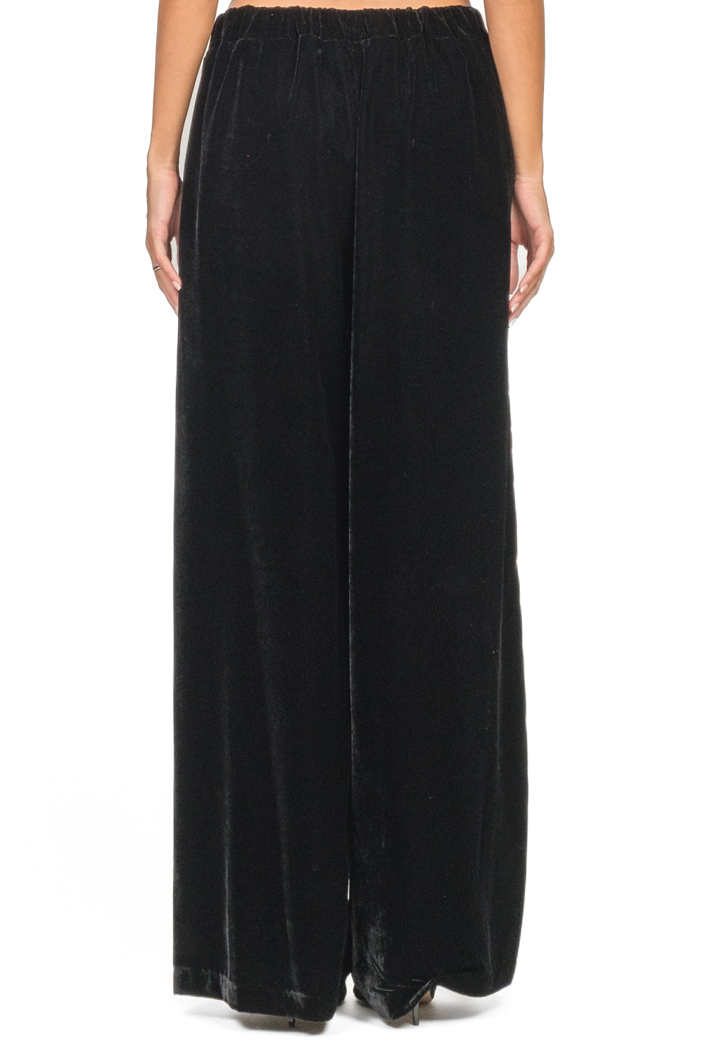 Vicolo - Pantalone palazzo in ciniglia Art. TF0504