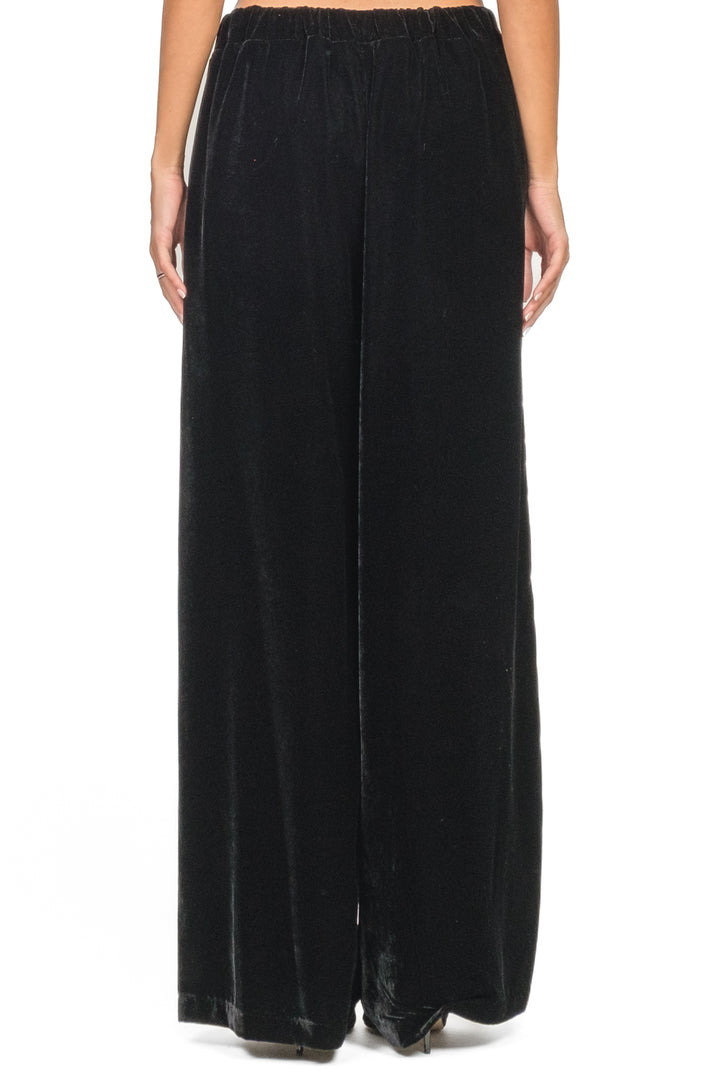 Vicolo - Pantalone palazzo in ciniglia Art. TF0504