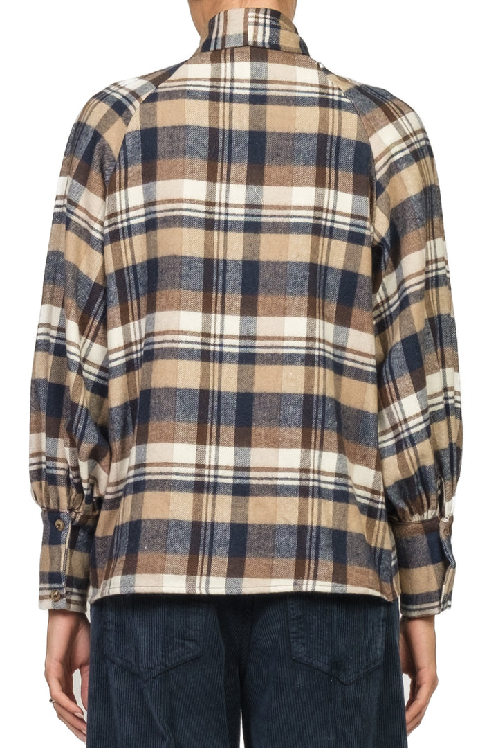 Tensione In - Camicia check flanella con fiocco Art. 26C1622