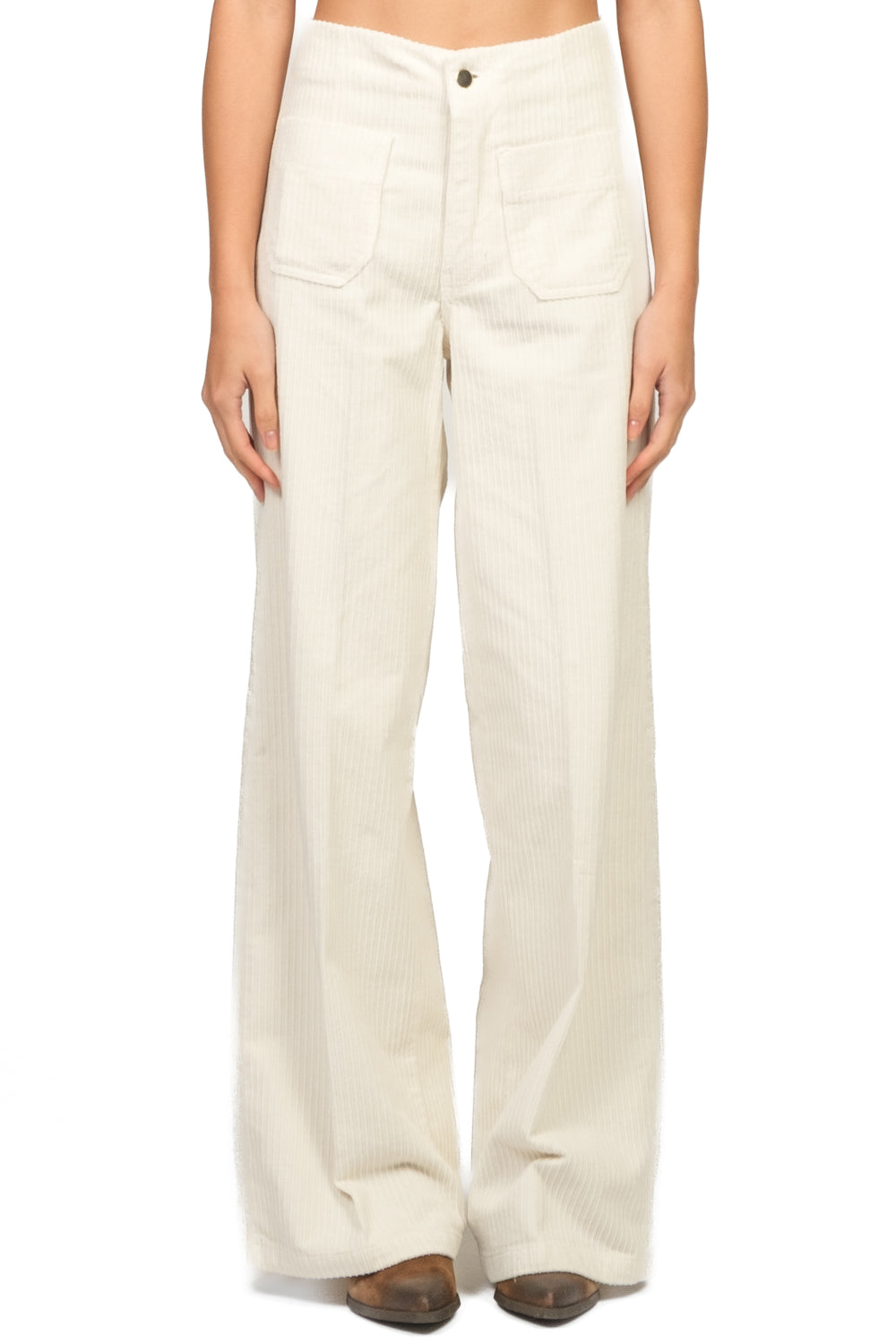 Tensione In - Pantalone velluto coste con taschini Art. CJ12711