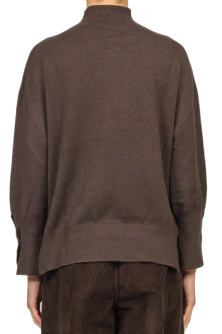 Vicolo - Maglia collo alto bottone gioiello Art. 77379F