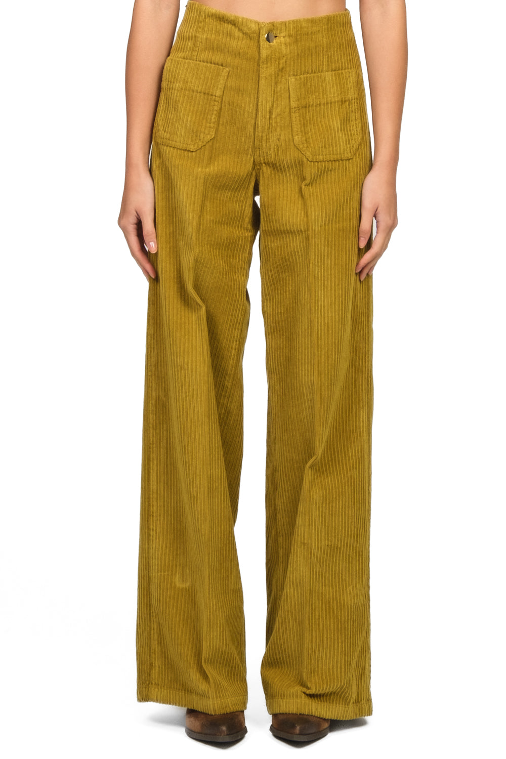 Tensione In - Pantalone velluto coste con taschini Art. CJ12711