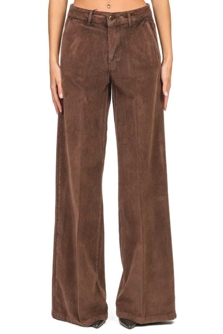 Tensione In - Pantalone palazzo velluto coste Art. CJ12712