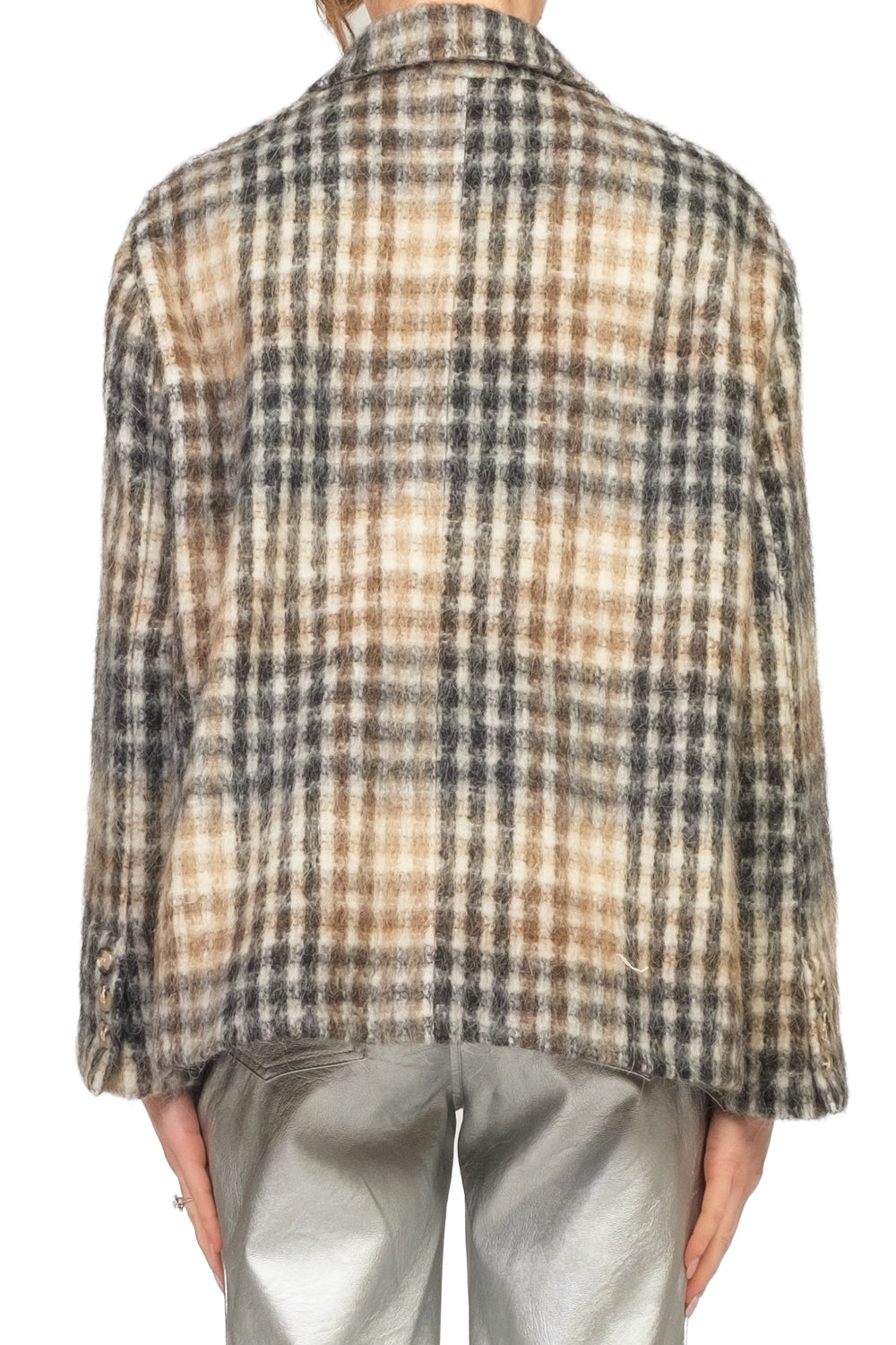 Tensione In - Giacca over doppio petto quadretti Art. 26B1693