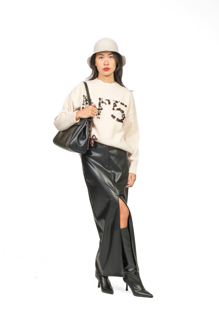 Tensione In - Maglia N5 con paillettes Art. W5HMJ56A400PA