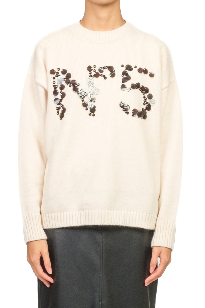 Tensione In - Maglia N5 con paillettes Art. W5HMJ56A400PA