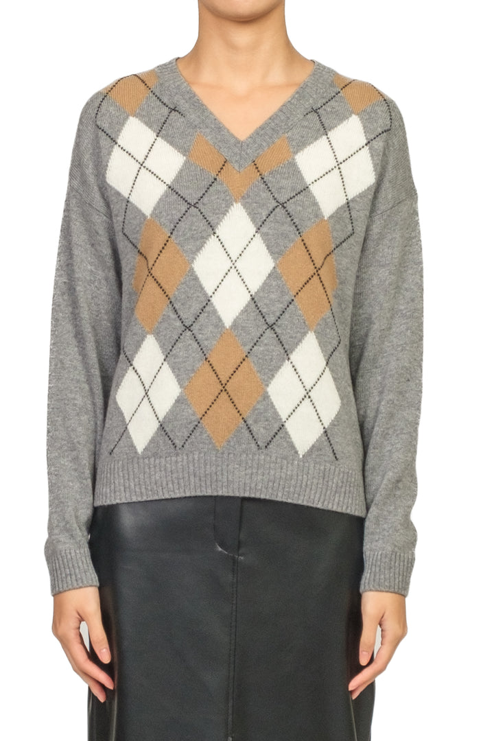 Tensione In - Maglia rombi scollo v Art. D82036