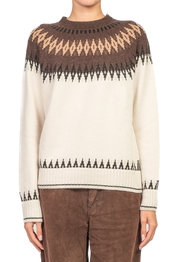 Tensione In - Maglia girocollo fantasia Art. D78963