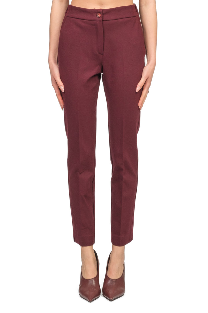 Angela Davis - Pantalone punto milano con elastico Art. RI9CO10