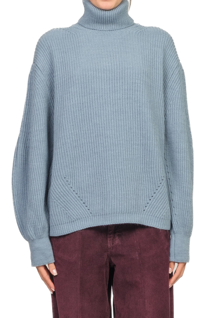 Tensione In - Maglia collo alto manica palloncino Art. W5HMJ46A400AT