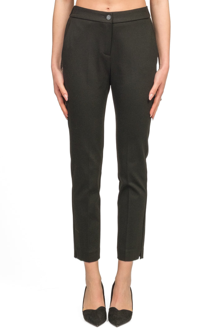 Angela Davis - Pantalone punto milano con elastico Art. RI9CO10