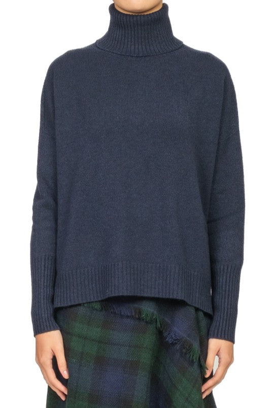 Angela Davis - Maglia over collo alto Art. RI9PA111