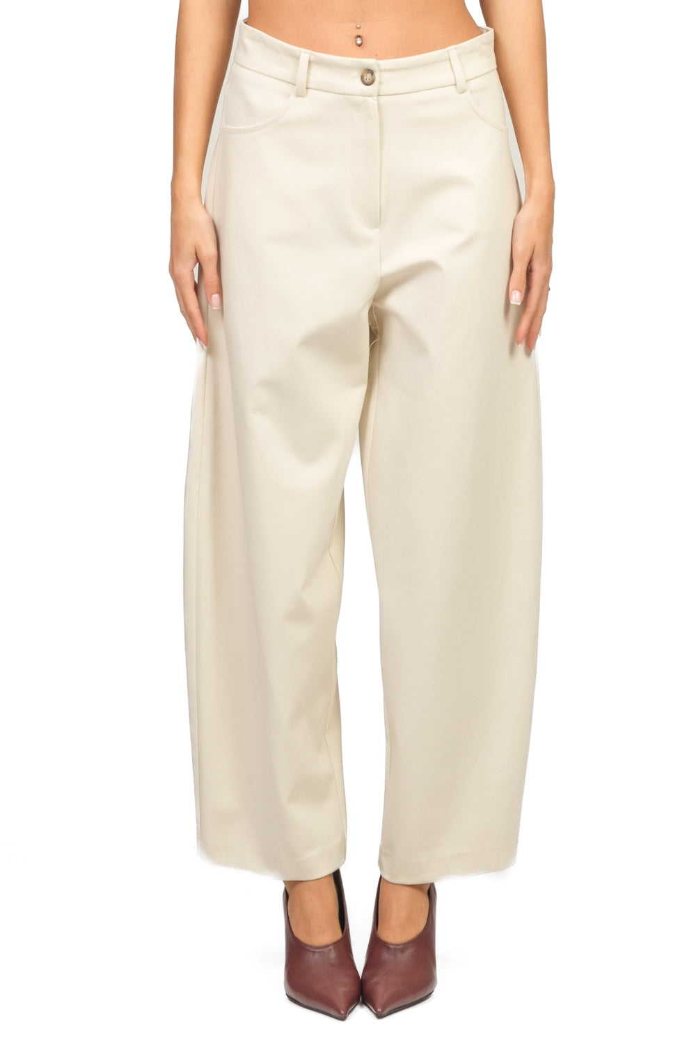 Tensione In - Pantalone balloon punto milano Art. 26P1600