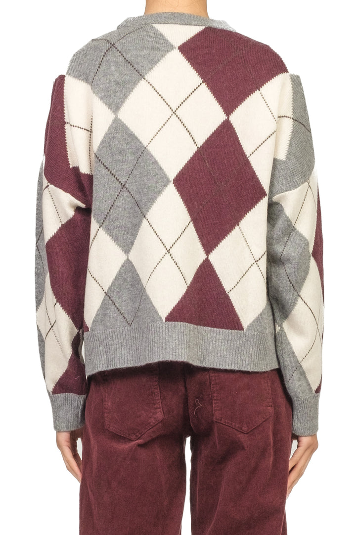 Tensione In - Maglia girocollo rombi Art. D82101