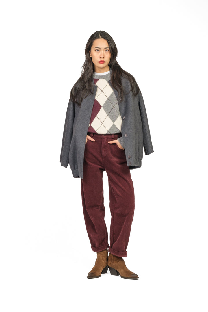 Tensione In - Pantalone barrel velluto millerighe Art. PA5140-AI25