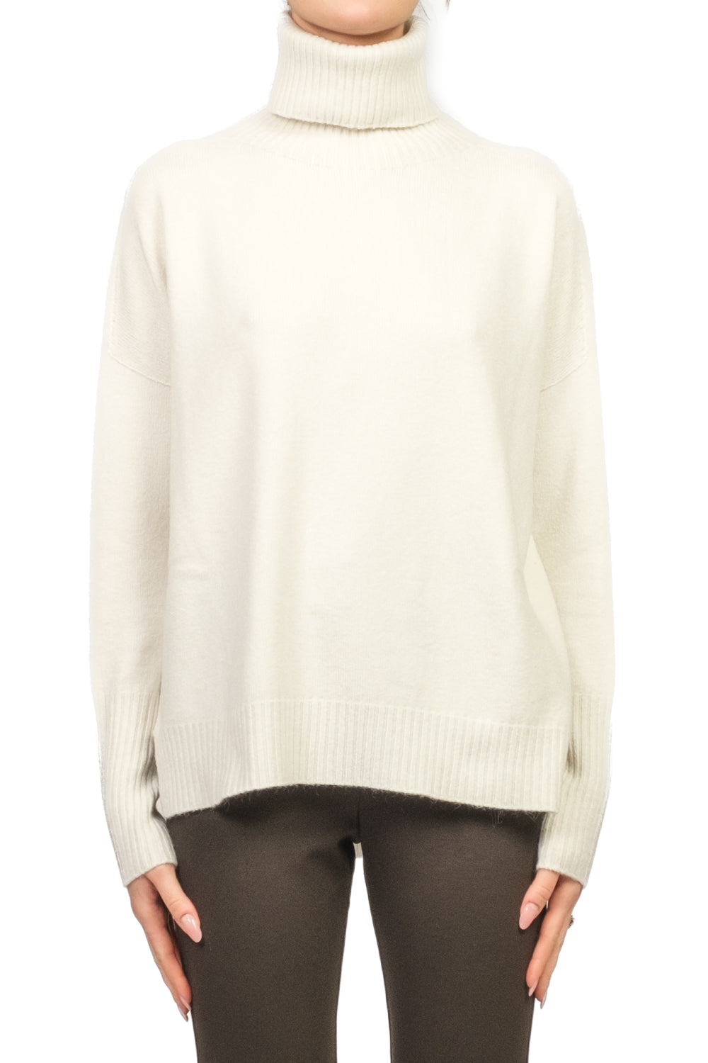 Angela Davis - Maglia over collo alto Art. RI9PA111