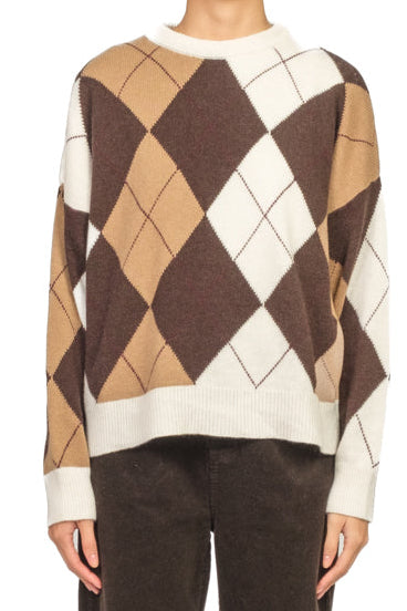 Tensione In - Maglia girocollo rombi Art. D82101